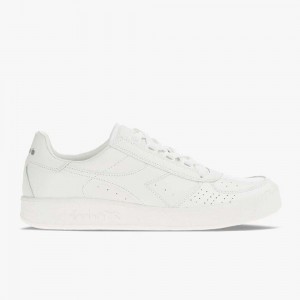 Diadora B. Elite Lave Sneakers Hvite | UHOJKTD-89