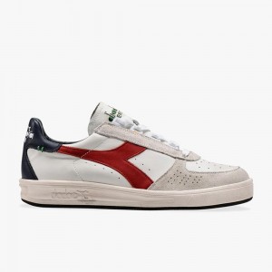 Diadora B. Elite Lave Sneakers Rød | ZHCEUKB-94