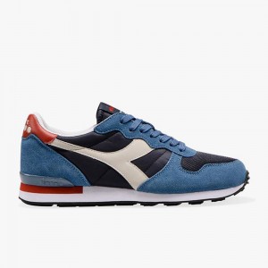 Diadora Camaro Lave Sneakers Blå | ITPSLQN-75