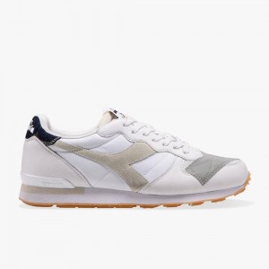 Diadora Camaro Lave Sneakers Hvite | PTERDNB-10