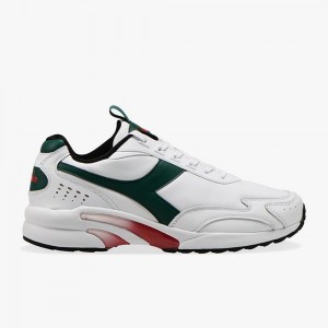 Diadora Distance Lave Sneakers Hvite | OTSZMED-69