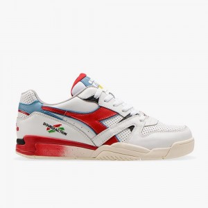 Diadora Duratech Lave Sneakers Hvite | DMZBQAE-58