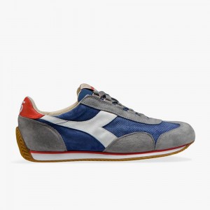 Diadora Equipe Lave Sneakers Blå | QNFZBLJ-80