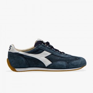 Diadora Equipe Lave Sneakers Marineblå | BHMCYDU-37