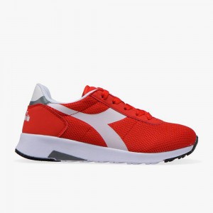 Diadora Evo Run Lave Sneakers Rød | EGPVHBI-32