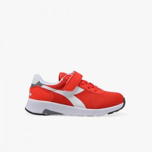 Diadora Evo Run Lave Sneakers Rød | IOKFVPB-02