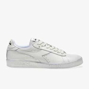 Diadora Game Lave Sneakers Hvite | IENKDXW-56