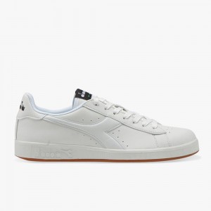 Diadora Game Lave Sneakers Hvite | VDWISRL-28