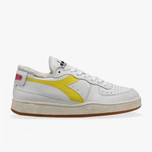 Diadora MI Basket Lave Sneakers Gul | BLAYJHW-14