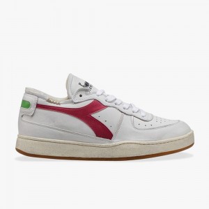 Diadora MI Basket Lave Sneakers Rød | BIPVXDM-05