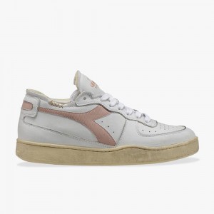 Diadora MI Basket Lave Sneakers Rosa | JSGUOAY-62