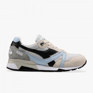 Diadora N9000 Lave Sneakers Hvite | ZXRNYHM-79