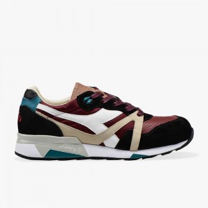 Diadora N9000 Lave Sneakers Rød | CMWYBTR-28