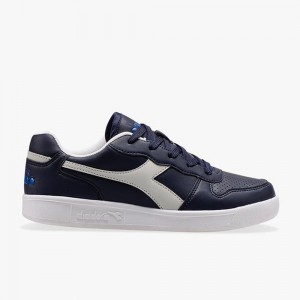 Diadora Playground Lave Sneakers Marineblå | ULNHWBF-03