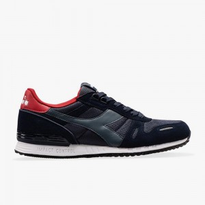 Diadora Titan Lave Sneakers Marineblå | PNYZEJD-02