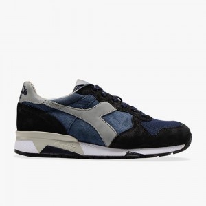 Diadora Trident Lave Sneakers Marineblå | BAPXSKC-91