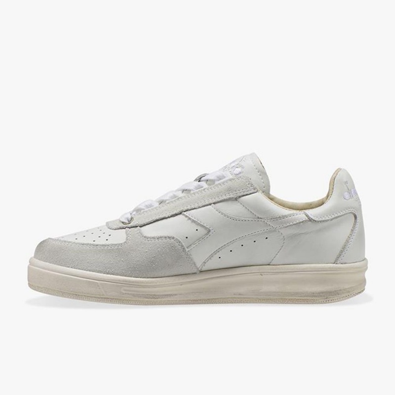 Diadora B. Elite Lave Sneakers Hvite | KRNXUWL-63