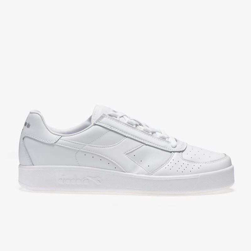 Diadora B. Elite Lave Sneakers Hvite | YNKTXDC-73