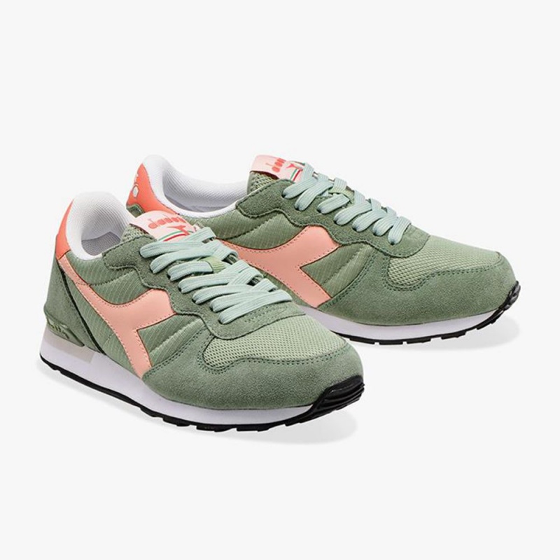 Diadora Camaro Lave Sneakers Grønn | KDROLXN-92