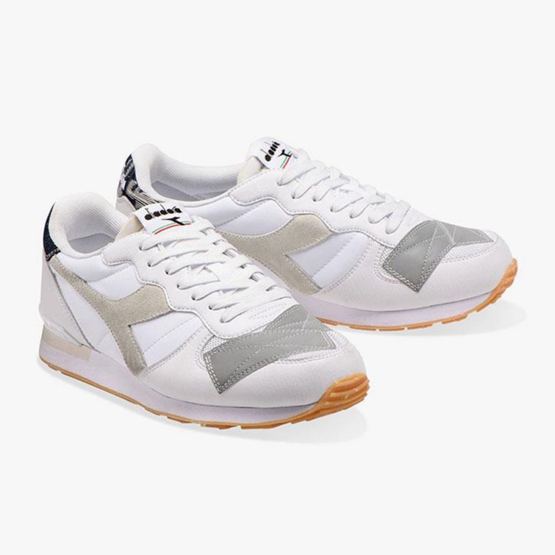 Diadora Camaro Lave Sneakers Hvite | PTERDNB-10