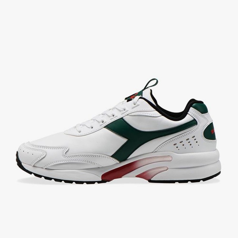 Diadora Distance Lave Sneakers Hvite | OTSZMED-69