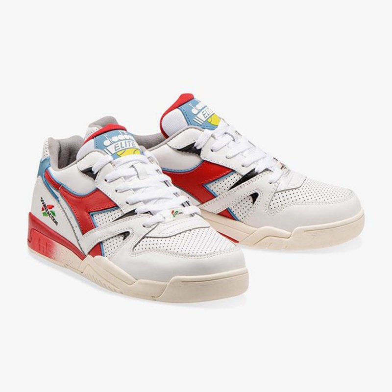 Diadora Duratech Lave Sneakers Hvite | DMZBQAE-58