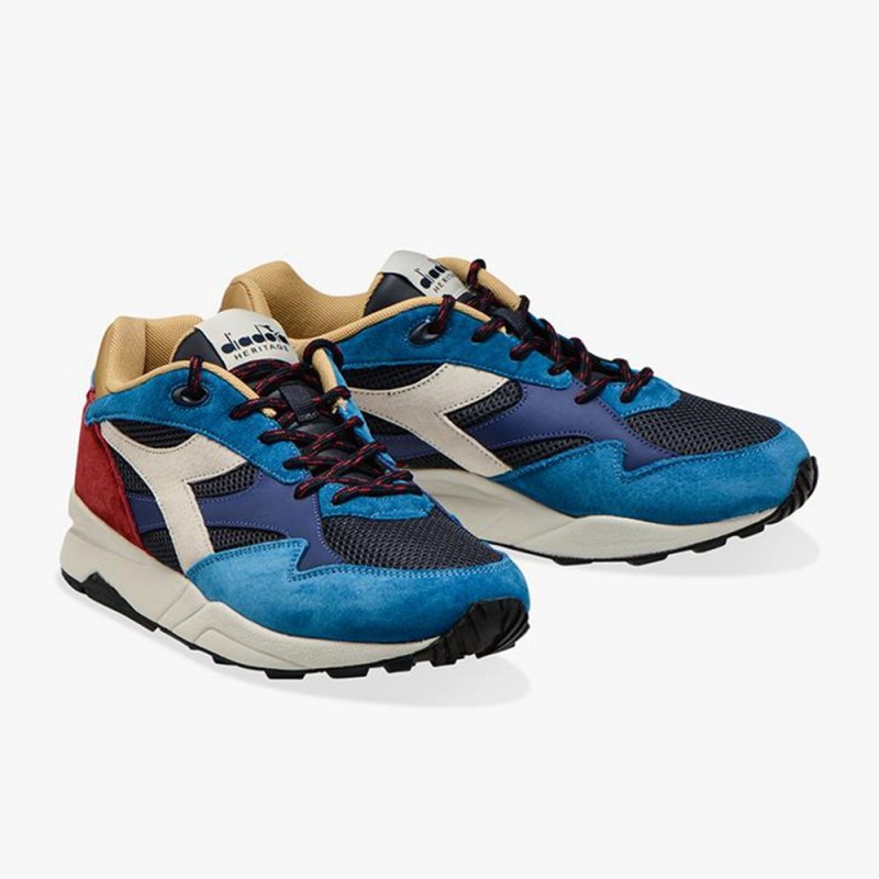 Diadora Eclipse Lave Sneakers Blå | DBLGCOR-45