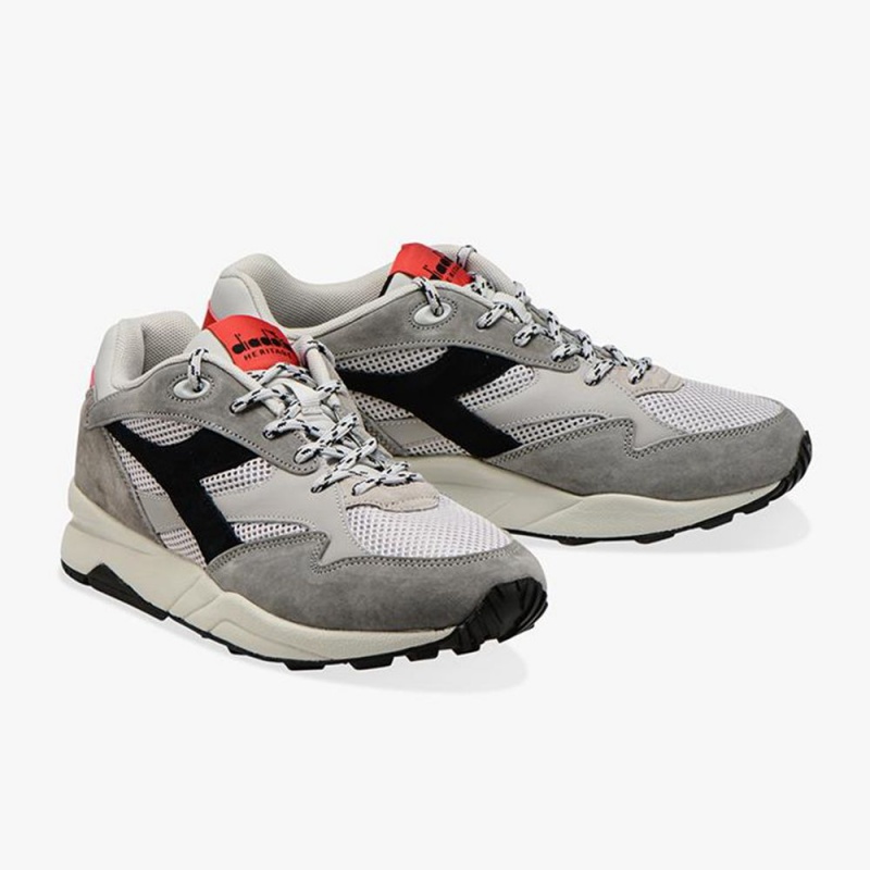 Diadora Eclipse Lave Sneakers Grå | DWSVFGU-57