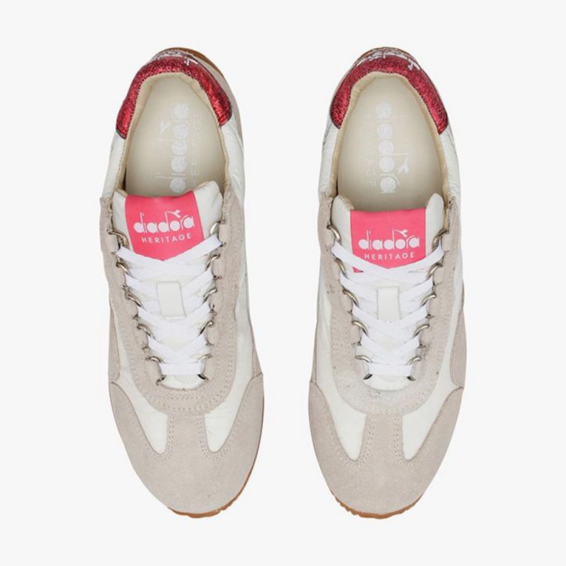 Diadora Equipe Lave Sneakers Beige | MZNQJOR-03