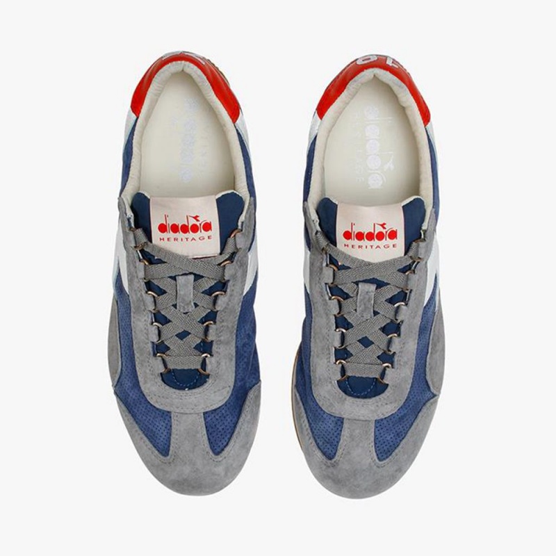 Diadora Equipe Lave Sneakers Blå | QNFZBLJ-80