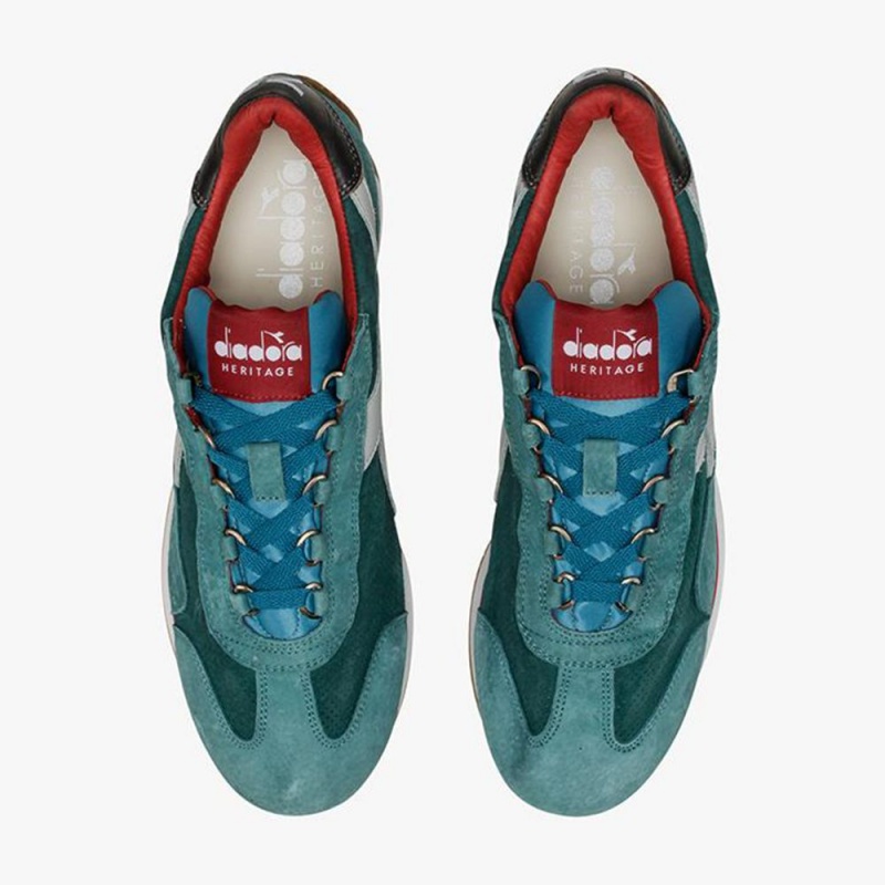 Diadora Equipe Lave Sneakers Grønn | CFYRSJD-67