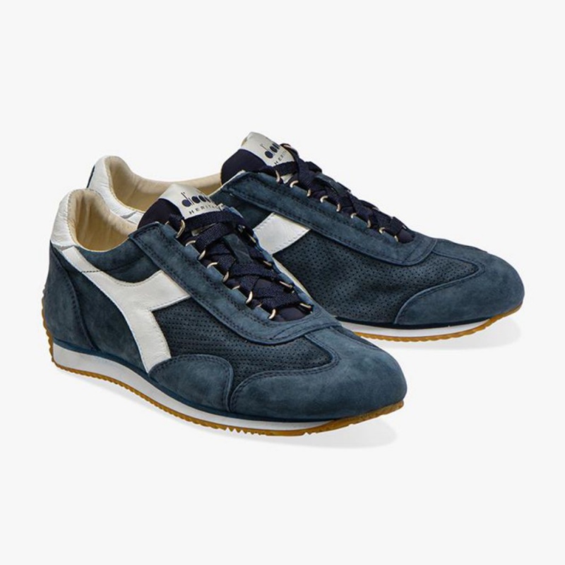 Diadora Equipe Lave Sneakers Marineblå | BHMCYDU-37