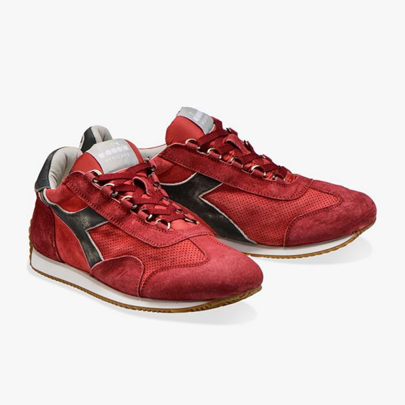 Diadora Equipe Lave Sneakers Rød | TFGURLH-62