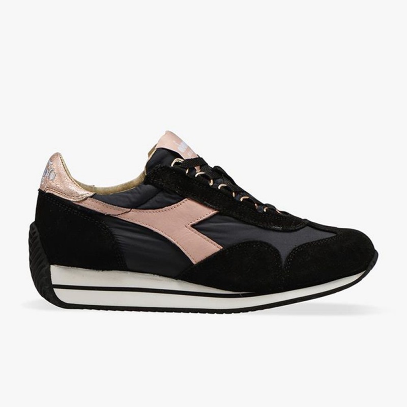 Diadora Equipe Lave Sneakers Svarte | QRWVHGT-04