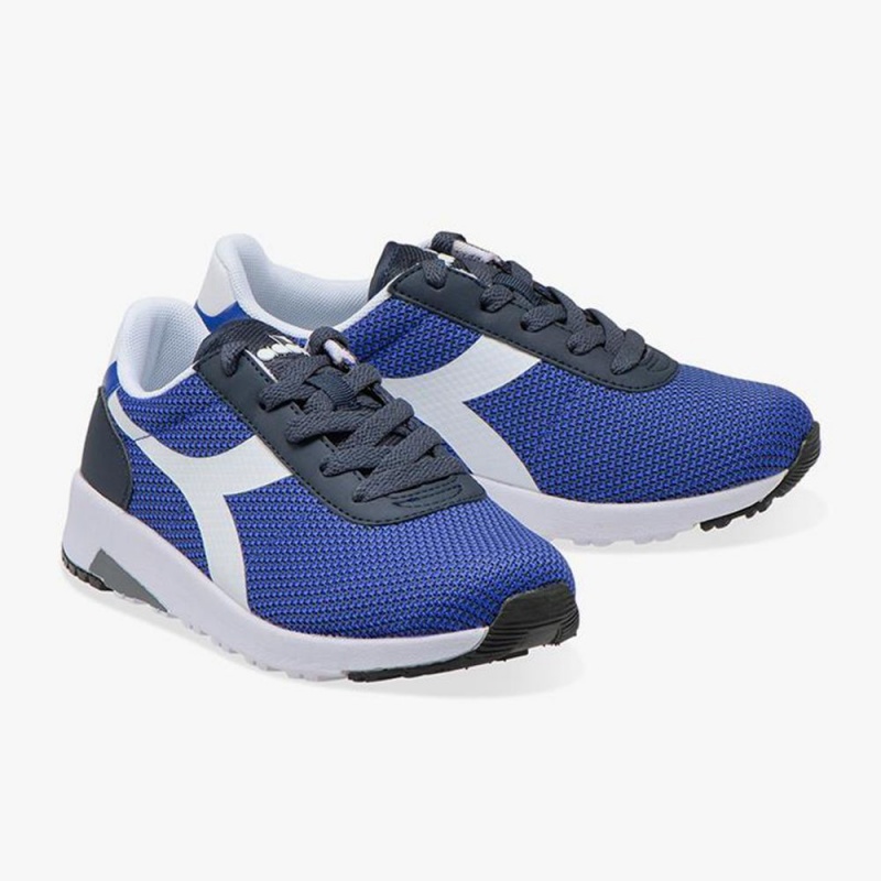 Diadora Evo Run Lave Sneakers Blå | OTHYSXD-02