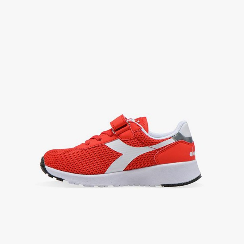 Diadora Evo Run Lave Sneakers Rød | IOKFVPB-02