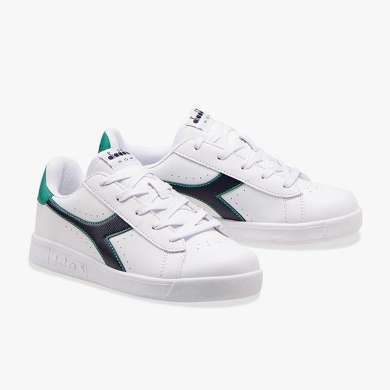 Diadora Game Lave Sneakers Hvite | CBMFYNU-17