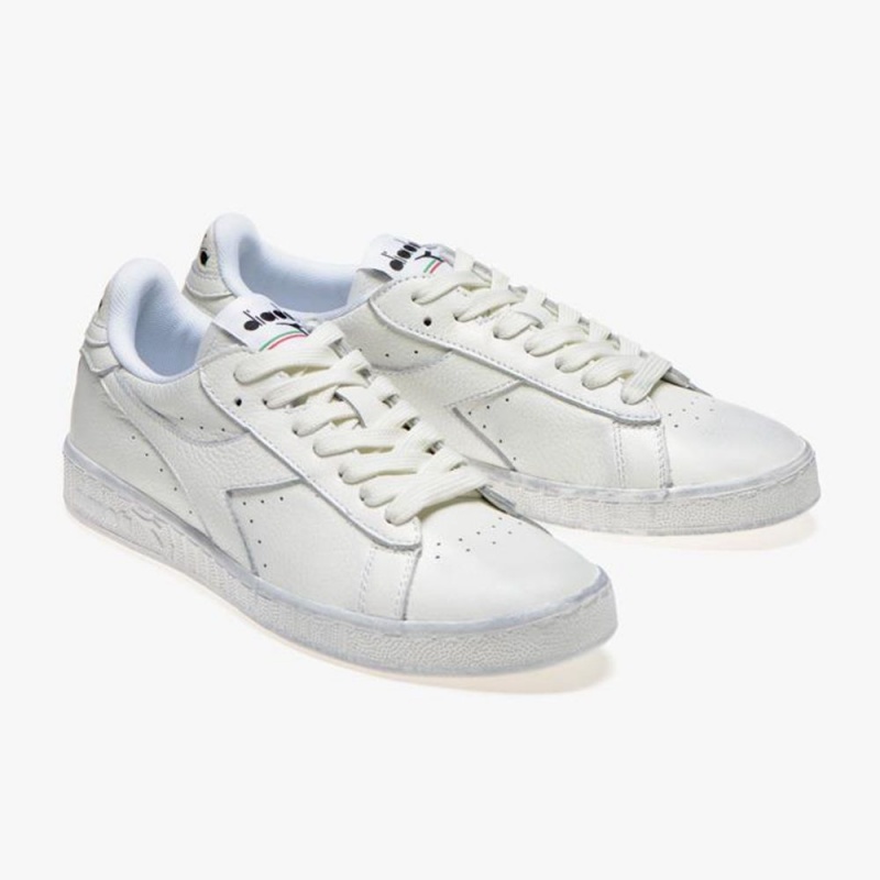 Diadora Game Lave Sneakers Hvite | IENKDXW-56