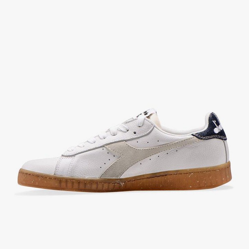 Diadora Game Lave Sneakers Hvite | PBKTUXZ-14