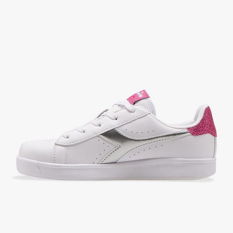 Diadora Game Lave Sneakers Hvite | RHSUJWN-84