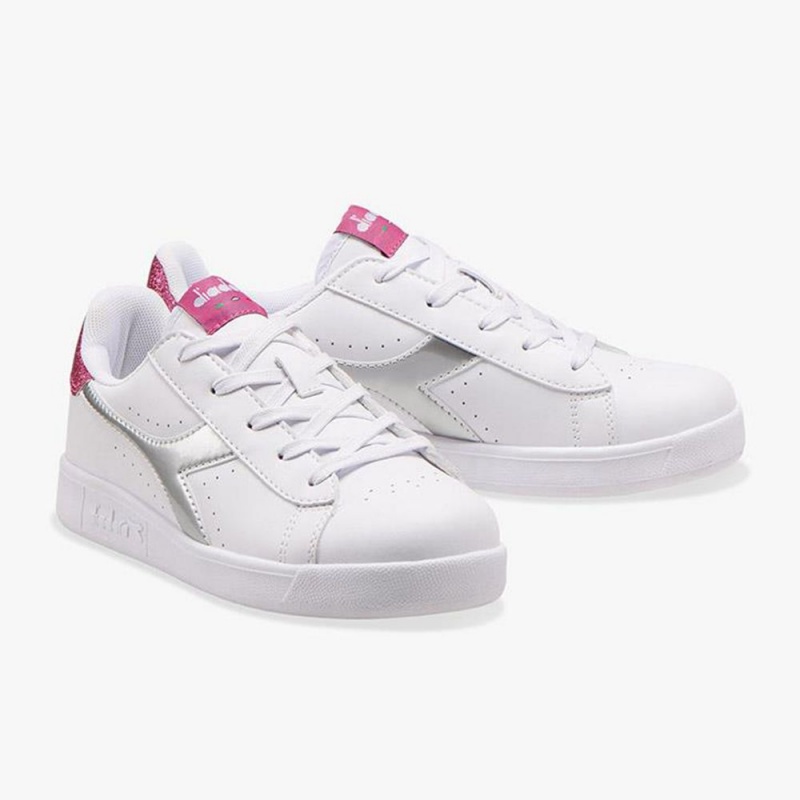 Diadora Game Lave Sneakers Hvite | RHSUJWN-84