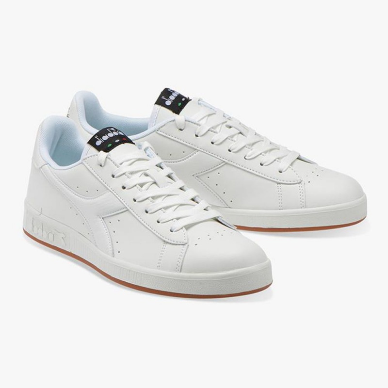 Diadora Game Lave Sneakers Hvite | VDWISRL-28