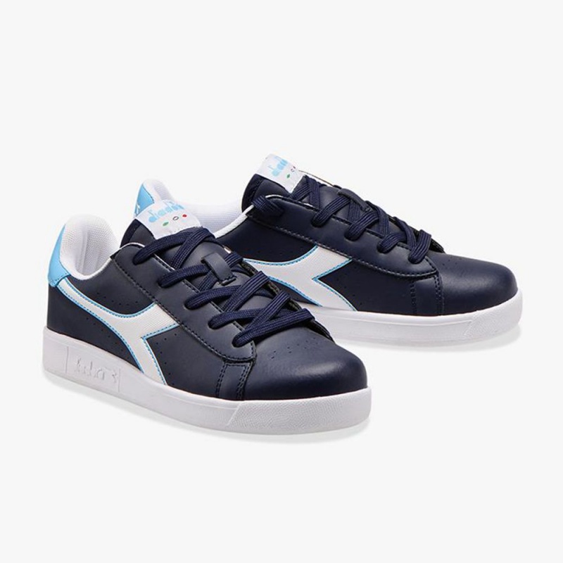 Diadora Game Lave Sneakers Marineblå | TGFKXRJ-83