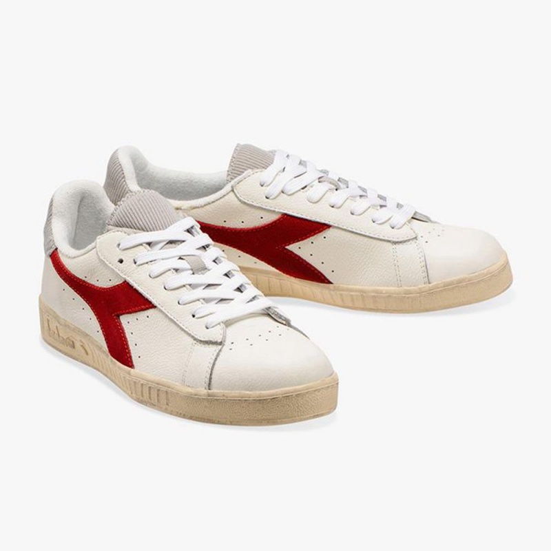 Diadora Game Lave Sneakers Rød | WTJXCAQ-12