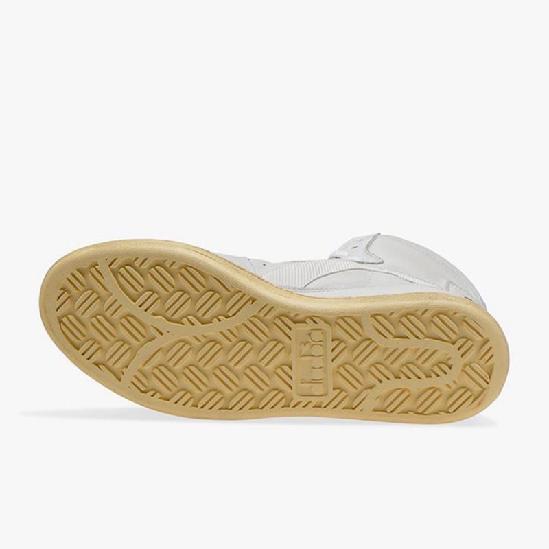 Diadora MI Basket Høye Joggesko Hvite | YFZSUDX-19