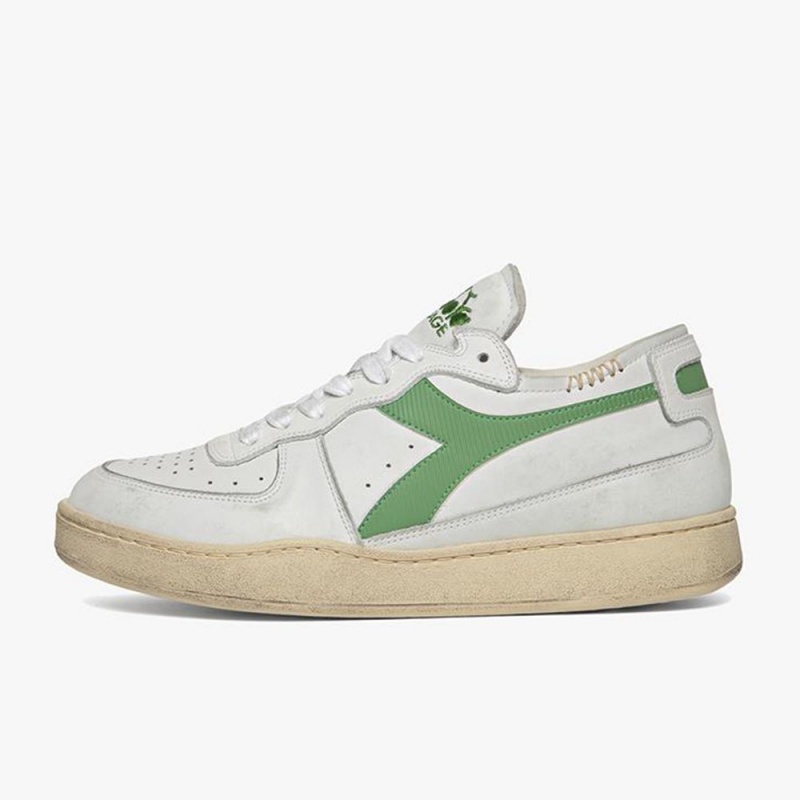 Diadora MI Basket Lave Sneakers Grønn | JORIFUG-94