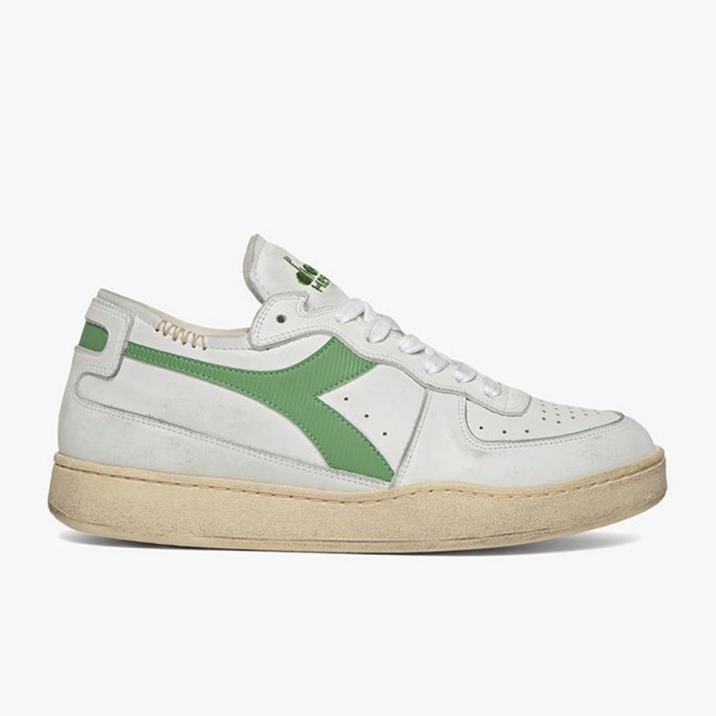 Diadora MI Basket Lave Sneakers Grønn | JORIFUG-94