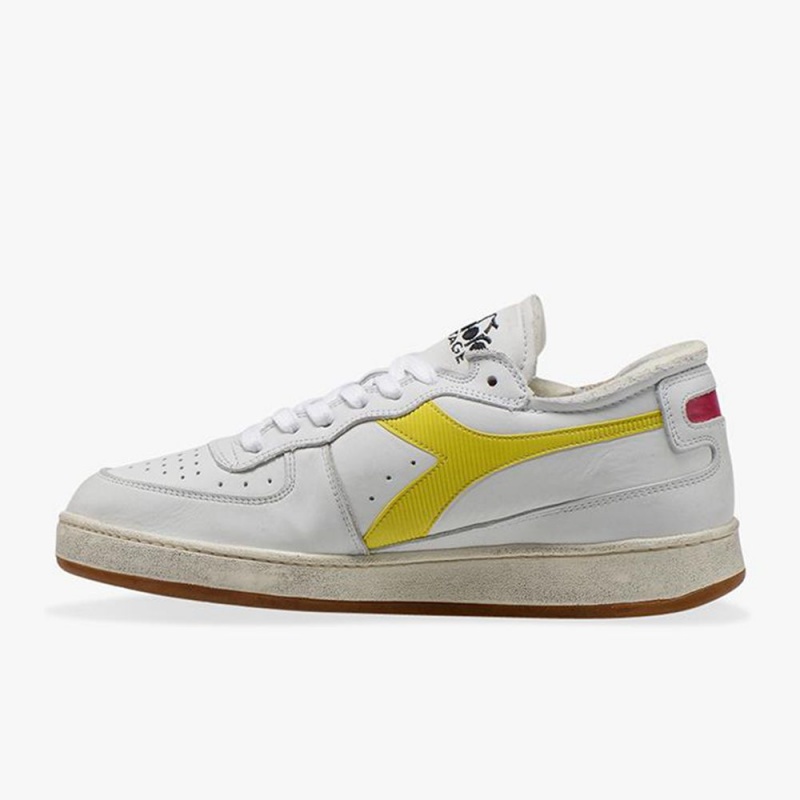 Diadora MI Basket Lave Sneakers Gul | BLAYJHW-14