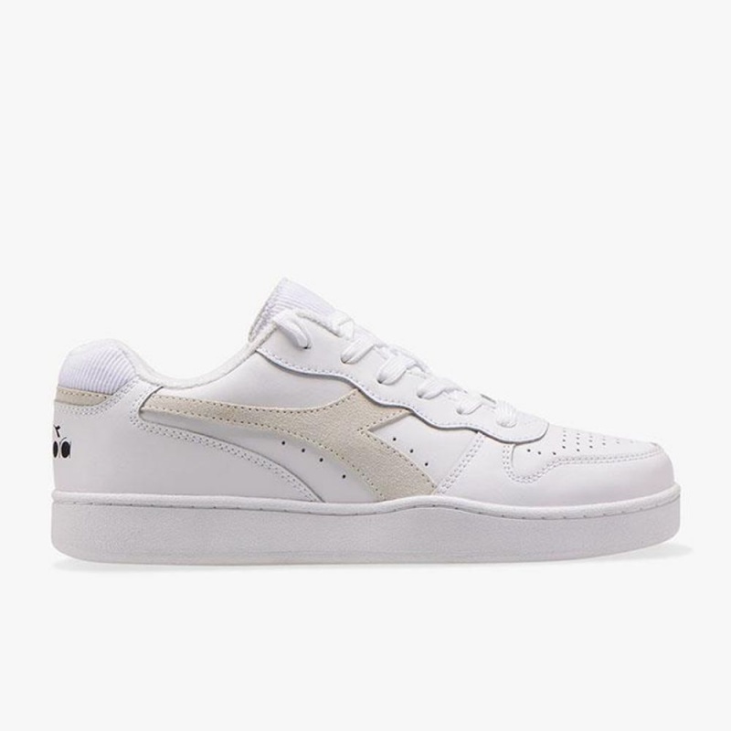 Diadora MI Basket Lave Sneakers Hvite | ADRSYMF-25