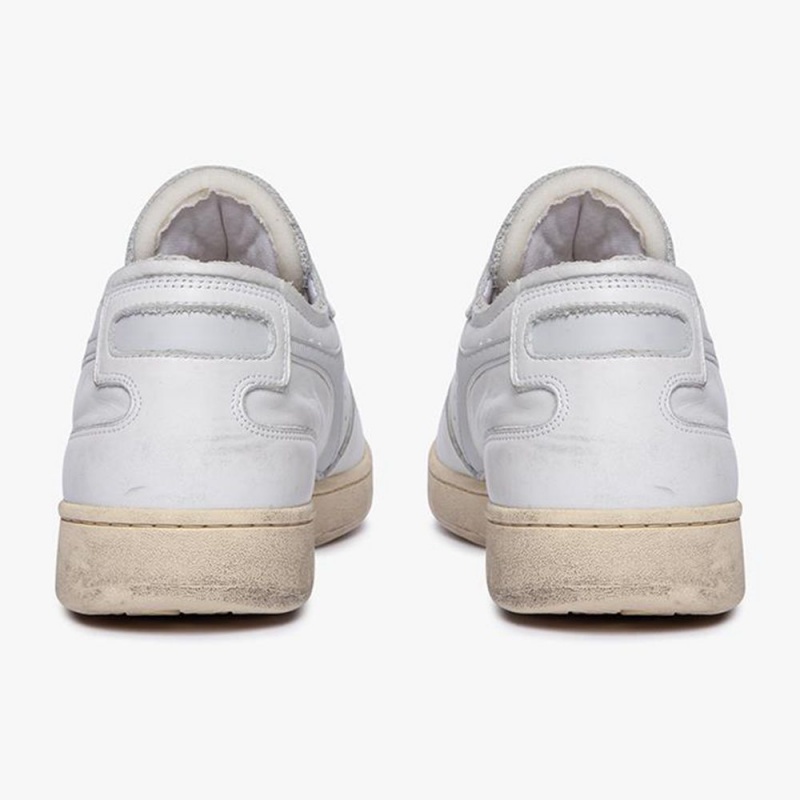 Diadora MI Basket Lave Sneakers Hvite | HJTNIFX-34